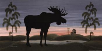 Moose at Dusk | Obraz na stenu