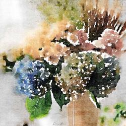 Watercolor Vase 2 | Obraz na stenu