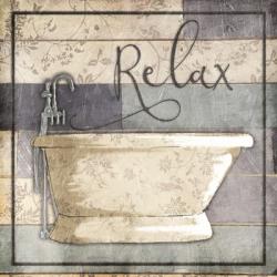 Relaxing Wooden Bath | Obraz na stenu