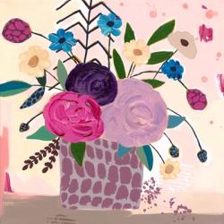Plum Floral | Obraz na stenu
