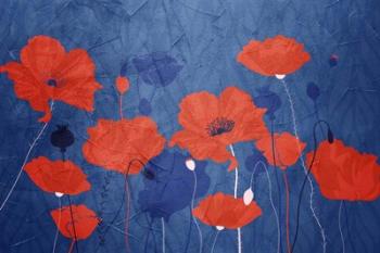 Classic Blue Poppies | Obraz na stenu