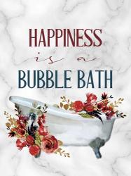 Happiness is a Bubble Bath Tub | Obraz na stenu