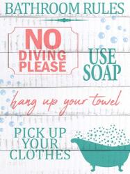Bath Rules 1 | Obraz na stenu