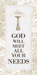 God Will Meet All 1 v2 | Obraz na stenu