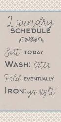Laundry Schedule Sort | Obraz na stenu