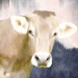 Pink Bush Cow | Obraz na stenu