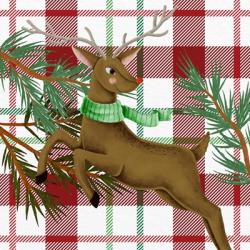 Reindeer Plaid | Obraz na stenu