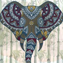 Watercolor Mandala Elephant | Obraz na stenu