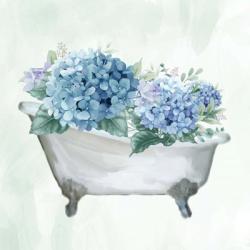 Hydrangea Bath 1 | Obraz na stenu