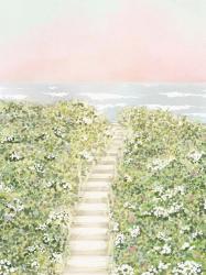 Floral Path To The Beach | Obraz na stenu