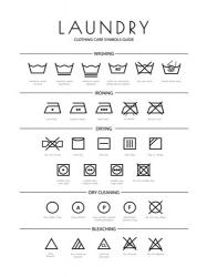 Laundry Icons | Obraz na stenu