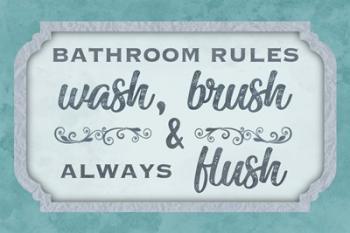Wash Brush Flush | Obraz na stenu