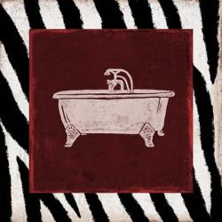 Crimson Safari Bath 3 | Obraz na stenu