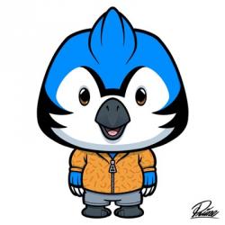 Balthazar Blue Jay | Obraz na stenu