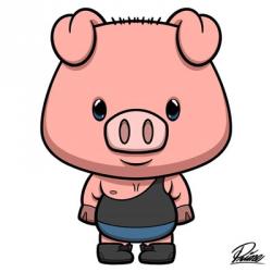 Preston Pig | Obraz na stenu