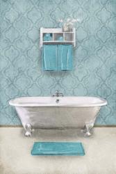 Vintage Teal Bath | Obraz na stenu