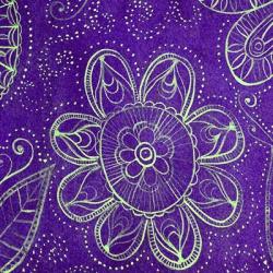 Purple Floral | Obraz na stenu