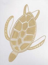 Golden Sea Turtle | Obraz na stenu