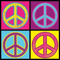 Peace - Colorful | Obraz na stenu