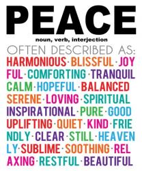 Peace Definition | Obraz na stenu