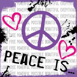 Peace Is | Obraz na stenu
