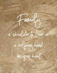 Family A Shoulder to Lean On - Gold | Obraz na stenu