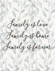 Family Is Love - Leaves | Obraz na stenu