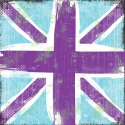 Union Jack Purple and Blue | Obraz na stenu