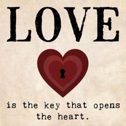 Love is the Key | Obraz na stenu