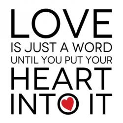 Love is Just A Word 1 | Obraz na stenu