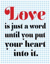 Love is Just A Word 2 | Obraz na stenu