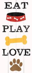 Eat Play Love - Dog 1 | Obraz na stenu