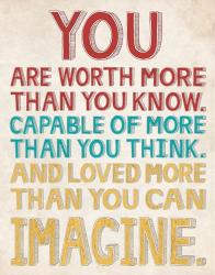 You are Worth More | Obraz na stenu