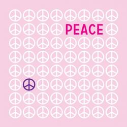 Peace Pink | Obraz na stenu