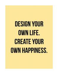 Design Your Own Life 2 | Obraz na stenu