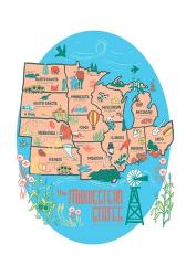 Midwestern States | Obraz na stenu