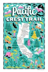 Pacific Crest Trail | Obraz na stenu
