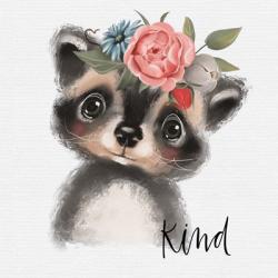 Kind Raccoon | Obraz na stenu