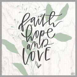 Faith, Hope, Love | Obraz na stenu