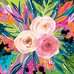 Pink Floral II | Obraz na stenu