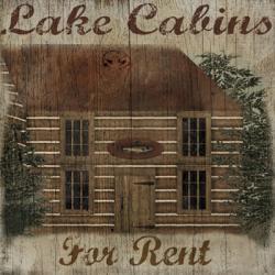 Lake Cabin | Obraz na stenu