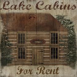 Lake Cabin | Obraz na stenu