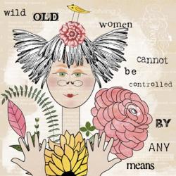 Wild Old Woman I | Obraz na stenu