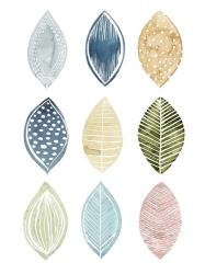 Patterned Leaves I | Obraz na stenu