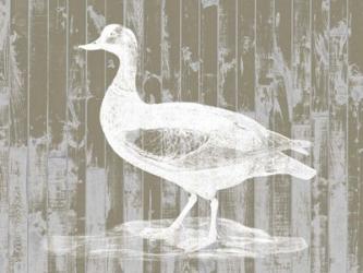 Woodgrain Fowl II | Obraz na stenu