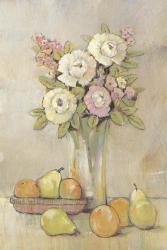 Still Life Study Flowers & Fruit I | Obraz na stenu