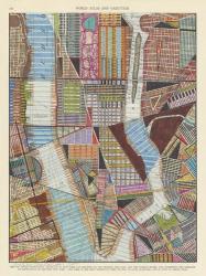 Modern Map of New York II | Obraz na stenu