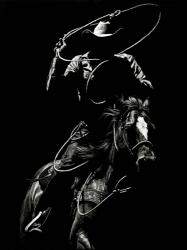 Scratchboard Rodeo VII | Obraz na stenu