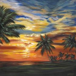 Stunning Tropical Sunset II | Obraz na stenu