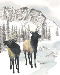 Winter Elk II | Obraz na stenu